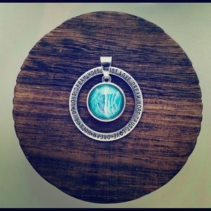 Hand Painted Snap Pendant Necklace